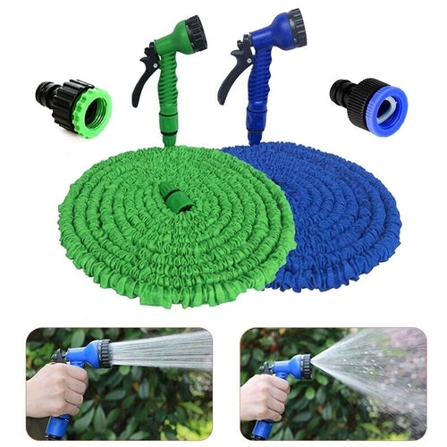 Flexibler Gartenschlauch mit Sprühdüse (25, 50, 75 oder 100ft)