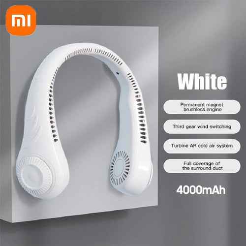 Xiaomi Prenosni ventilator za okoli vratu 360 stopinj