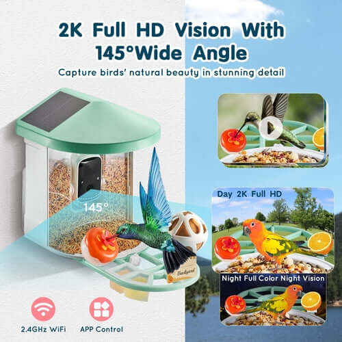 Intelligente Vogelfutterstation mit Kamera