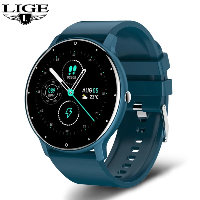 2026 Smart Watch Ladies Full Touch Screen Sports Fitness Watch IP67 Waterproof Bluetooth for Android Ios Smart Watch Female