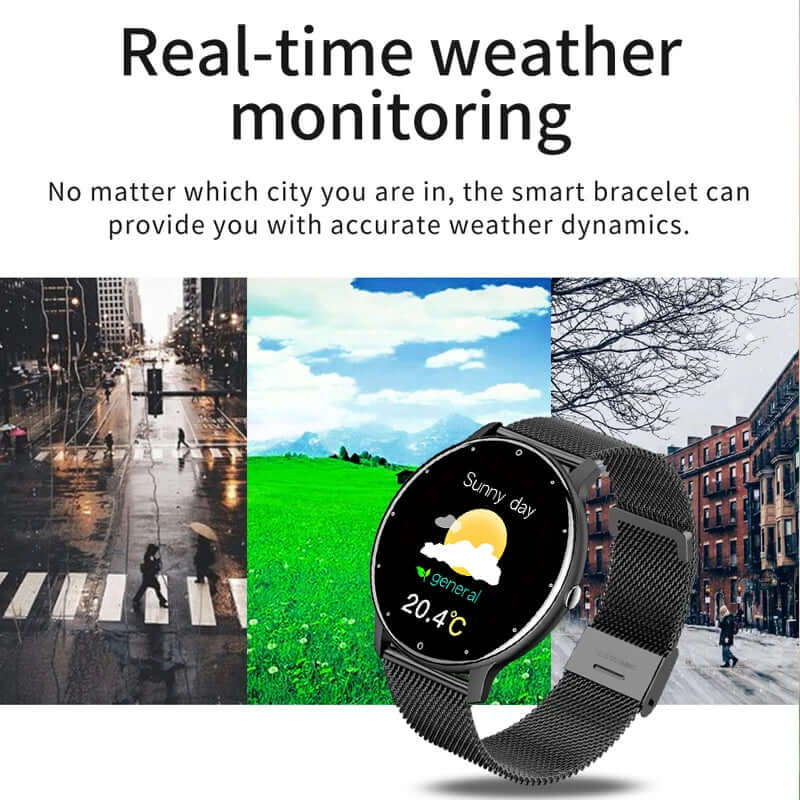 2026 Smart Watch Ladies Full Touch Screen Sports Fitness Watch IP67 Waterproof Bluetooth for Android Ios Smart Watch Female