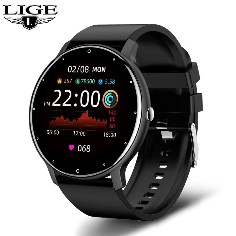 2026 Smart Watch Ladies Full Touch Screen Sports Fitness Watch IP67 Waterproof Bluetooth for Android Ios Smart Watch Female