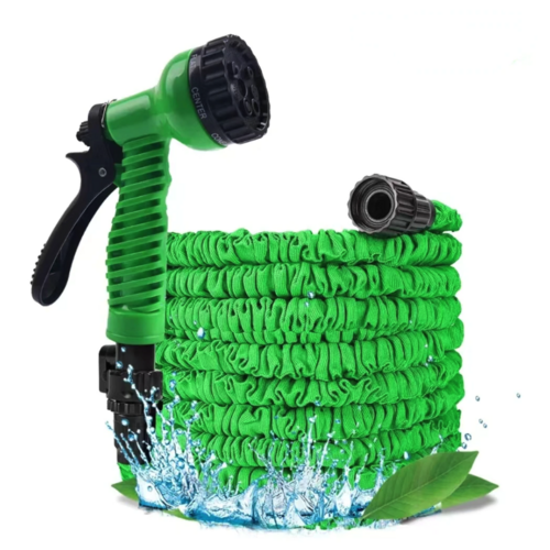 Flexibler Gartenschlauch mit Sprühdüse (25, 50, 75 oder 100ft)
