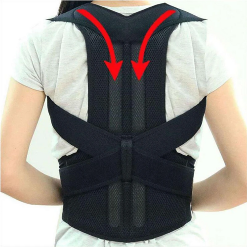 Adjustable Posture Corrector with Lumbar and Shoulder Support