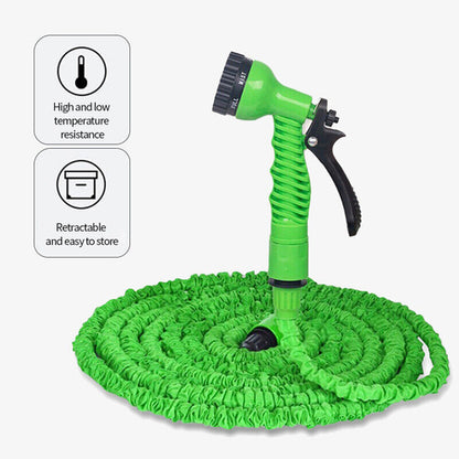 Flexibler Gartenschlauch mit Sprühdüse (25, 50, 75 oder 100ft)