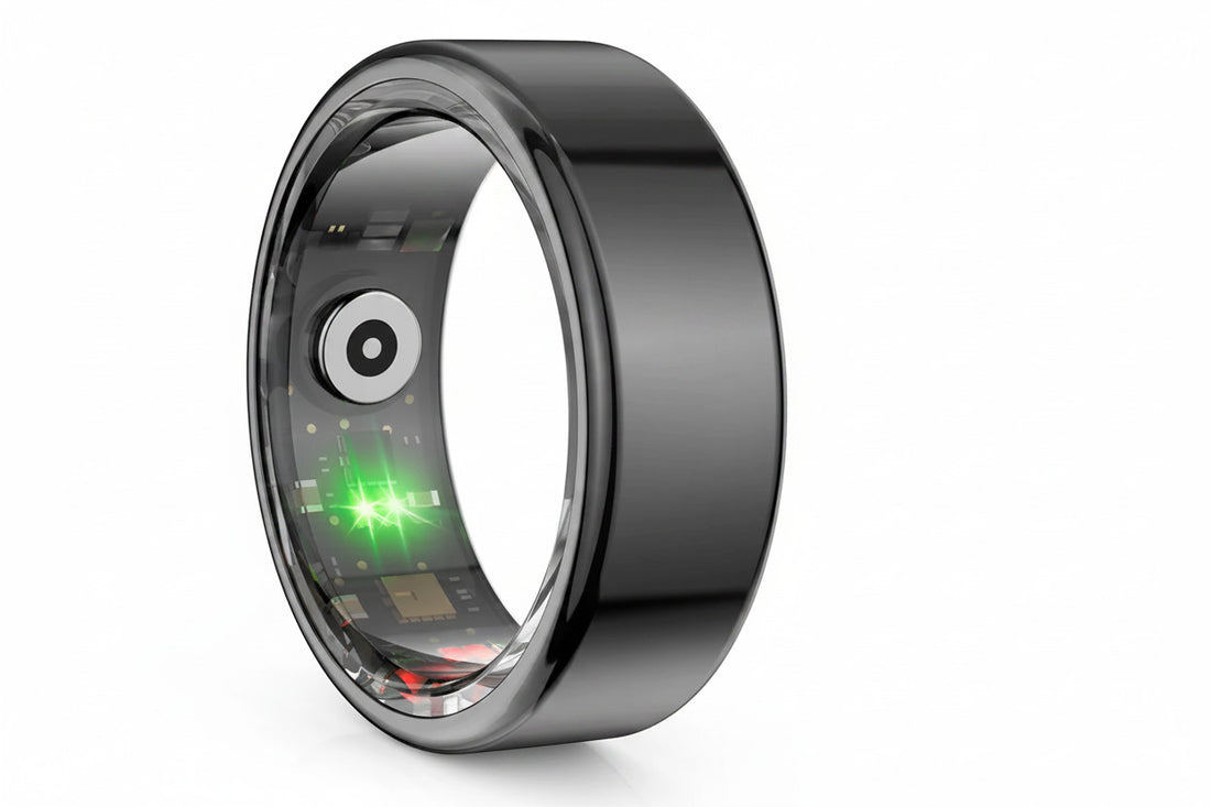 R02 Smart Ring Military Grade Titanium Steel Shell Health Monitoring IP68 &amp; 3ATM Waterproof Multi-Sport Modes