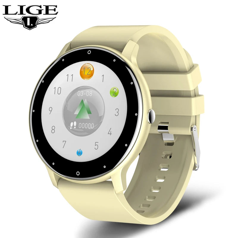2026 Smart Watch Ladies Full Touch Screen Sports Fitness Watch IP67 Waterproof Bluetooth for Android Ios Smart Watch Female