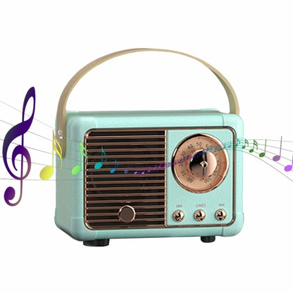 Kompaktni retro Bluetooth zvočnik z vgrajenim radijem