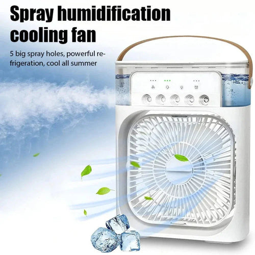 Prenosni namizni hladilnik zraka z ventilatorjem