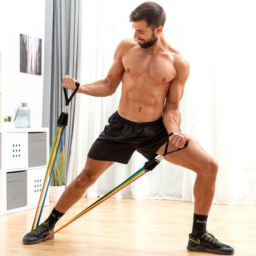 Rebrainer Resistance Band Set with Accessories and Guide