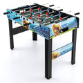 2 in 1 Tischkicker Mit 14 Kicker & 2 Bällen & Punktezähler & Abnehmbaren Beinen Tischfußball