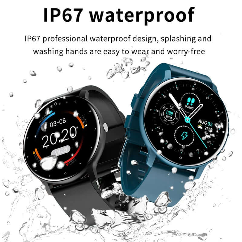 2026 Smart Watch Ladies Full Touch Screen Sports Fitness Watch IP67 Waterproof Bluetooth for Android Ios Smart Watch Female