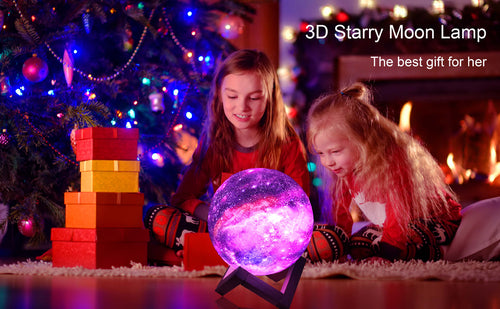 3D-Mondlampe mit Fernbedienung
