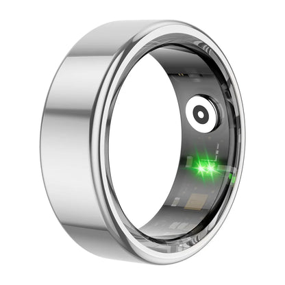 R02 Smart Ring Military Grade Titanium Steel Shell Health Monitoring IP68 &amp; 3ATM Waterproof Multi-Sport Modes