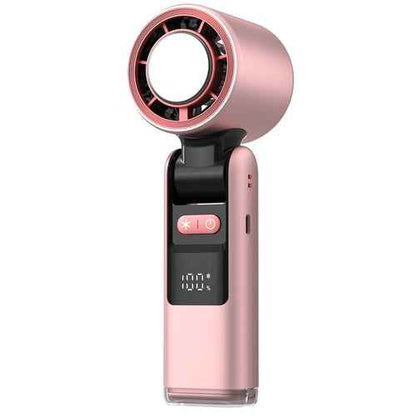 Turbo mini ventilator Ice Cool z digitalnim zaslonom – USB polnilni