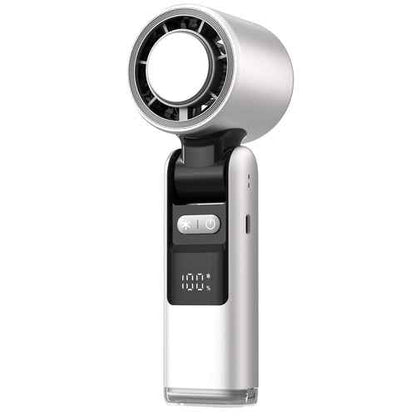 Turbo mini ventilator Ice Cool z digitalnim zaslonom – USB polnilni